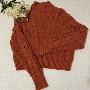 Aeropostale Burnt Orange Sweater